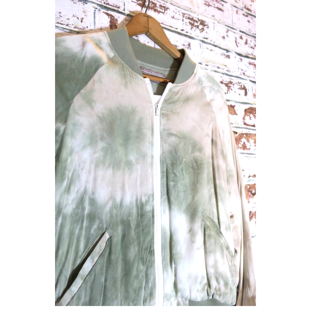 NWT Urban Outfitters Without Walls Reversible Cotton Blend Tie-Dye Bomber Jacket - Picture 9 of 13